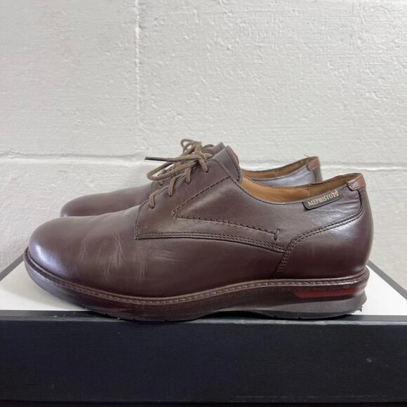 Mephisto Falco Brown Leather Oxford Casual Shoes Lace up Men's 8 US/7.5 EU - Picture 4 of 10